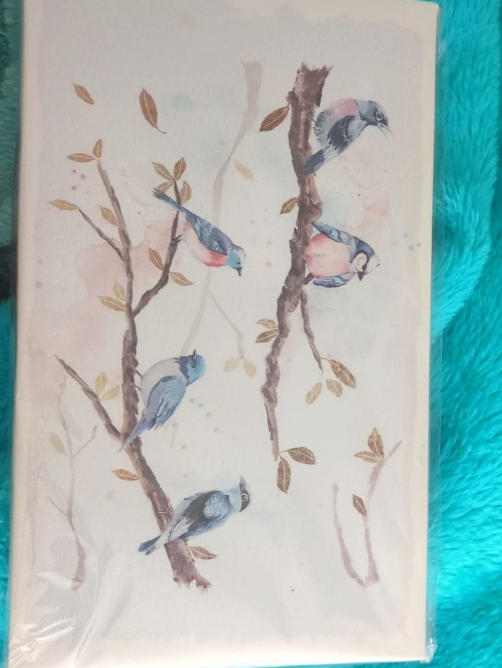 Bird Print Curtain Panel NWT